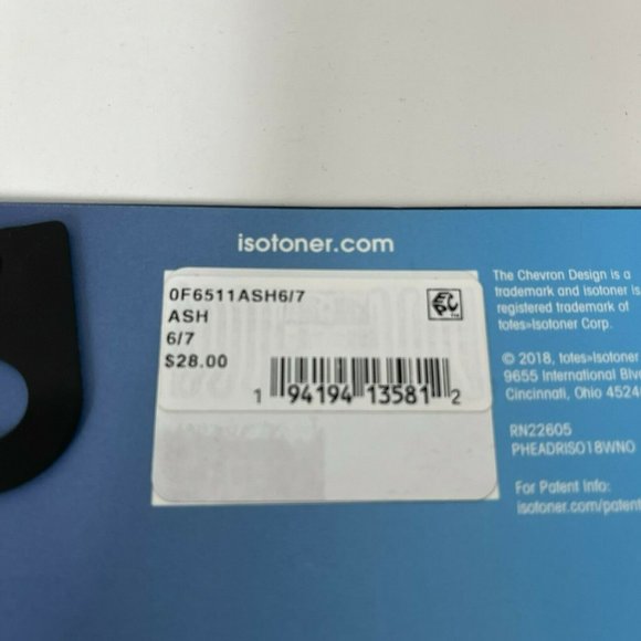 Isotoner Microsuede Heidi Hoodback Comfort Slippers Ash Gray Size S 6.5 to 7 NWT - Picture 11 of 11